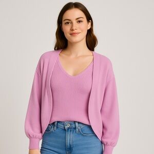 Anthropologie Daily Practice Sweater Set